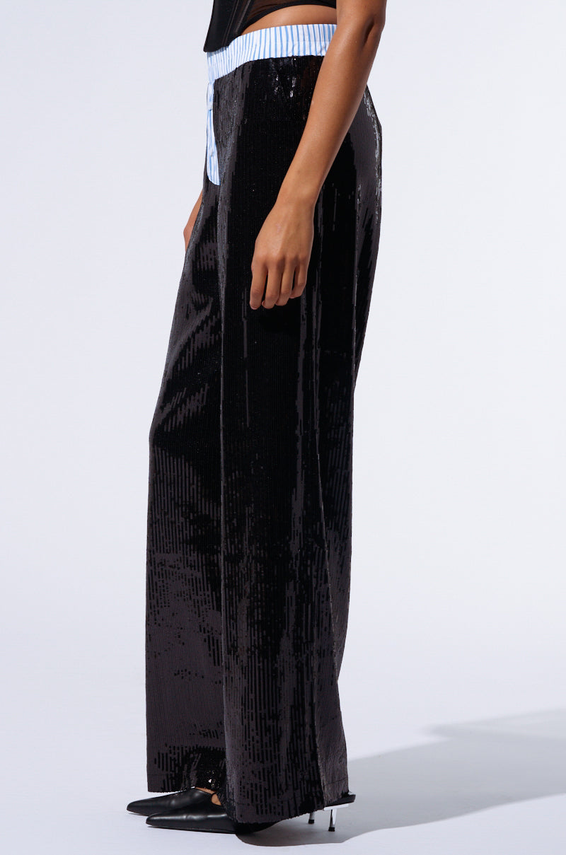 TRUE STORY SEQUIN PANT