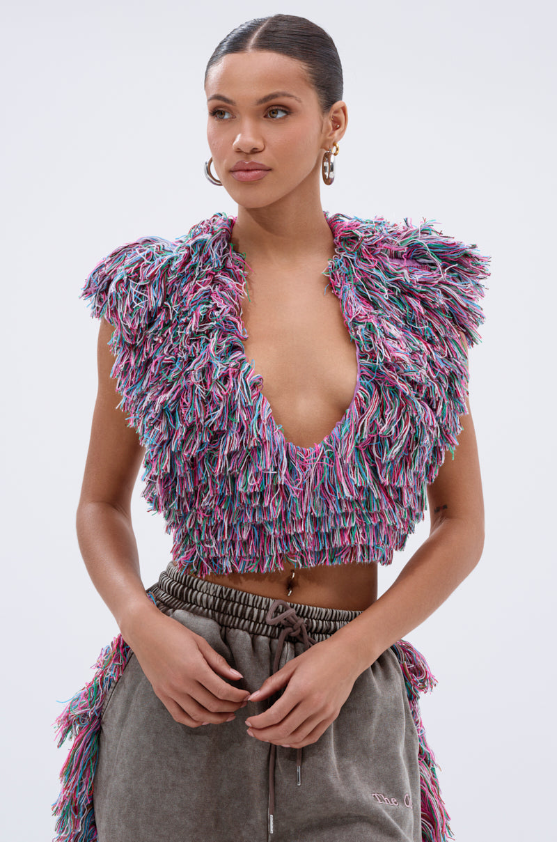 THE ONE FRINGE BLOUSE