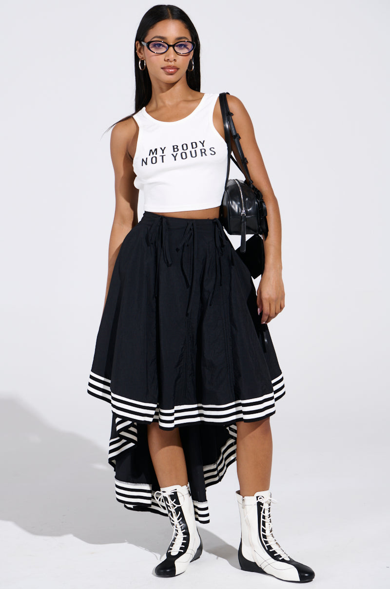 MY BODY NOT YOURS TANK