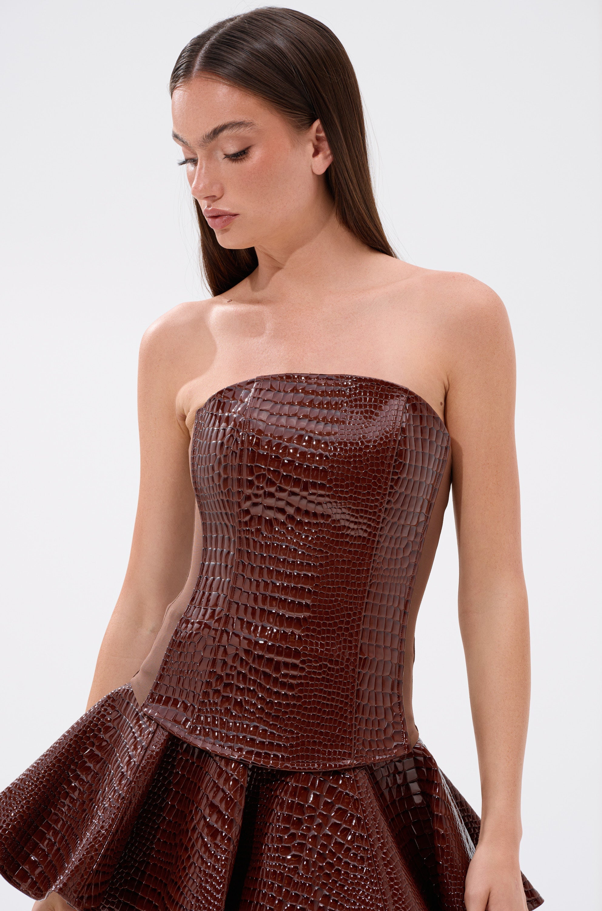 TOO GOOD FOR YOU CROCODILE CORSET