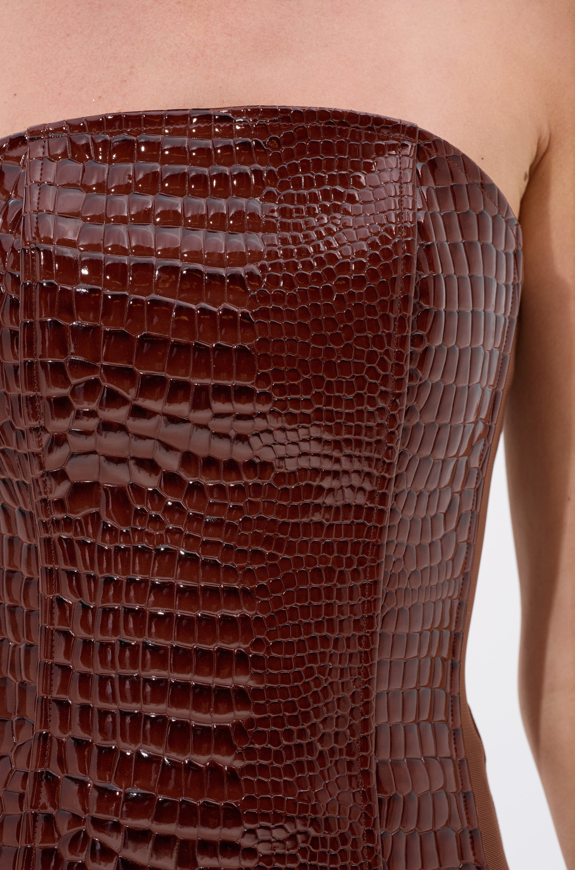 TOO GOOD FOR YOU CROCODILE CORSET
