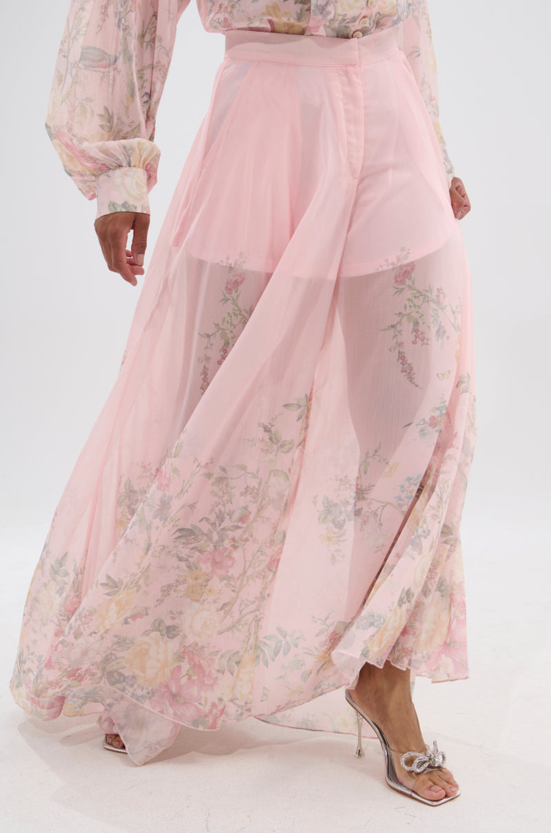 SIENNA FLORAL WIDE LEG TROUSER