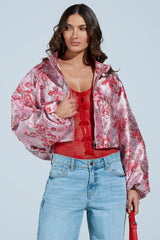 SWEET DISPOSITION BROCADE BOMBER