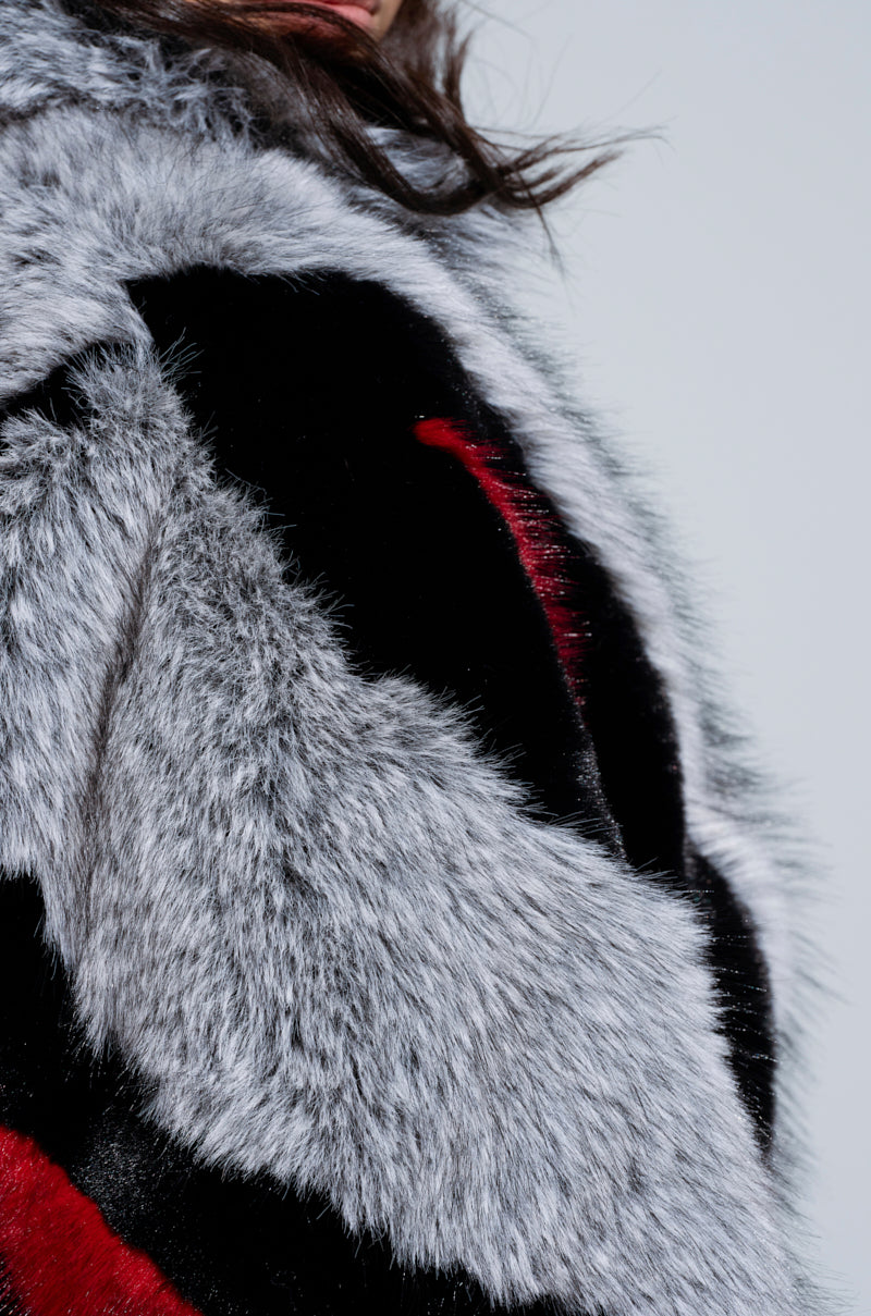 TORONTO FAUX FUR COAT