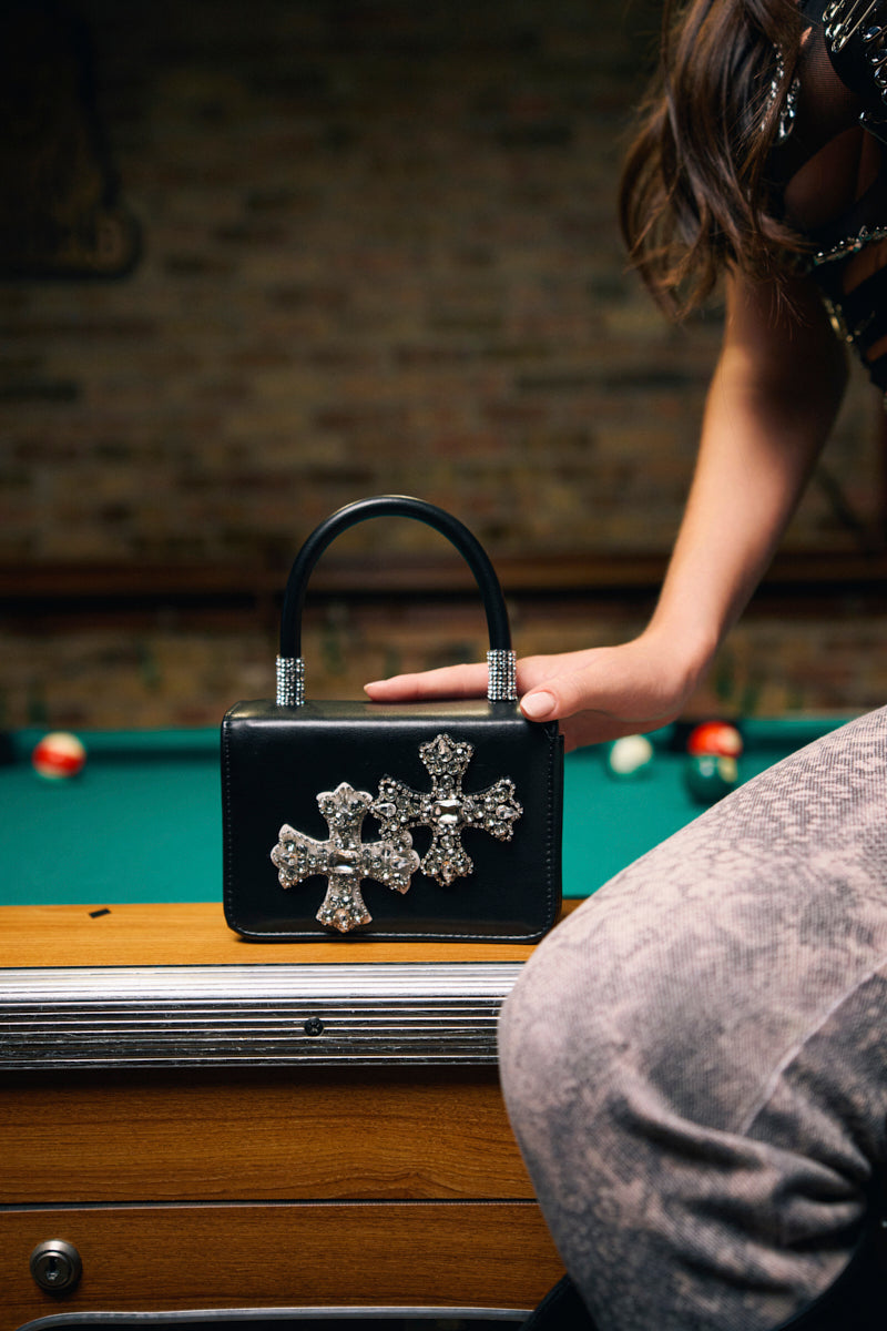 EVERYTHING CHROME PATCH PURSE