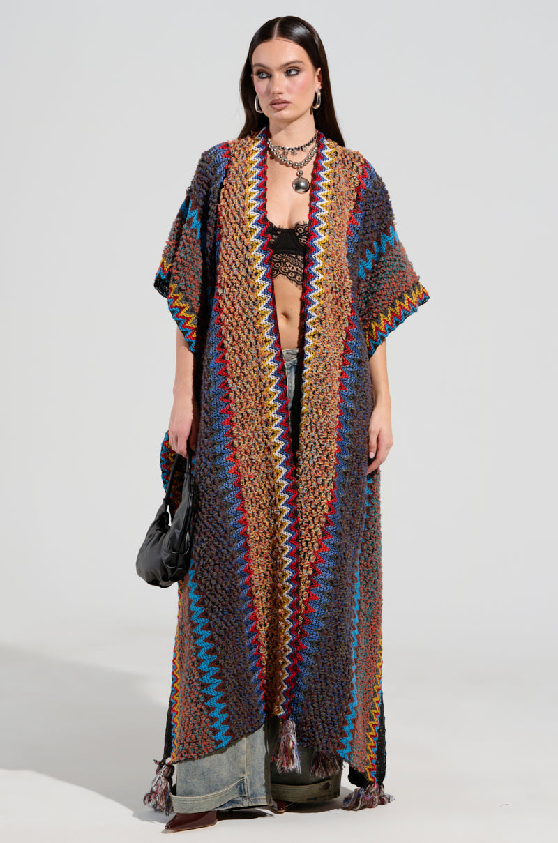 SEE YOU AGAIN KNIT KIMONO