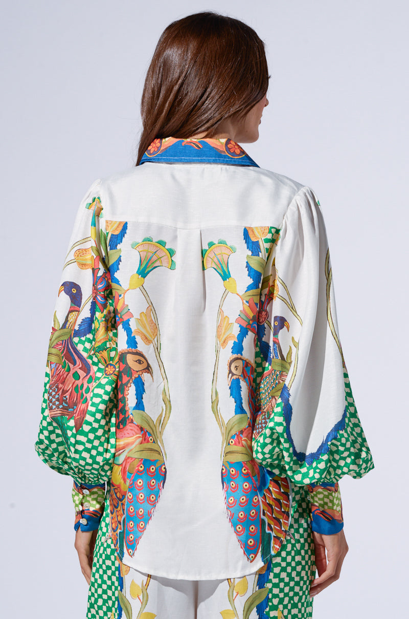 WALK THIS WAY PRINTED TOP