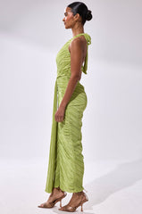 SARAH SLINKY DRESS IN GREEN