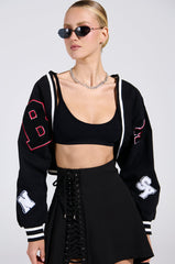 TEAM PLAYER DENIM SHRUG