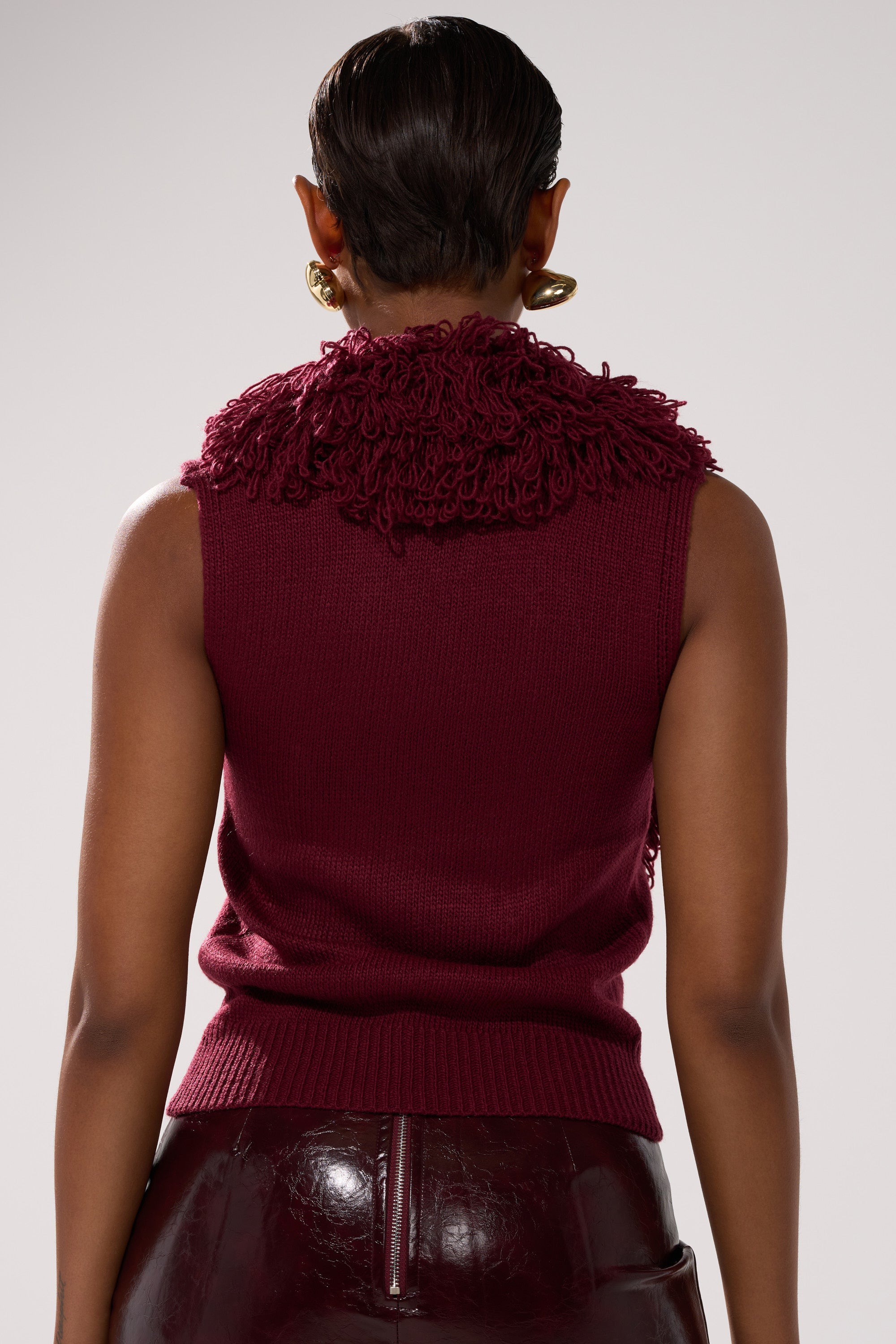CARLY FRINGE OPEN FRONT SWEATER