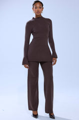 GET COZY WITH ME WIDE LEG PANT