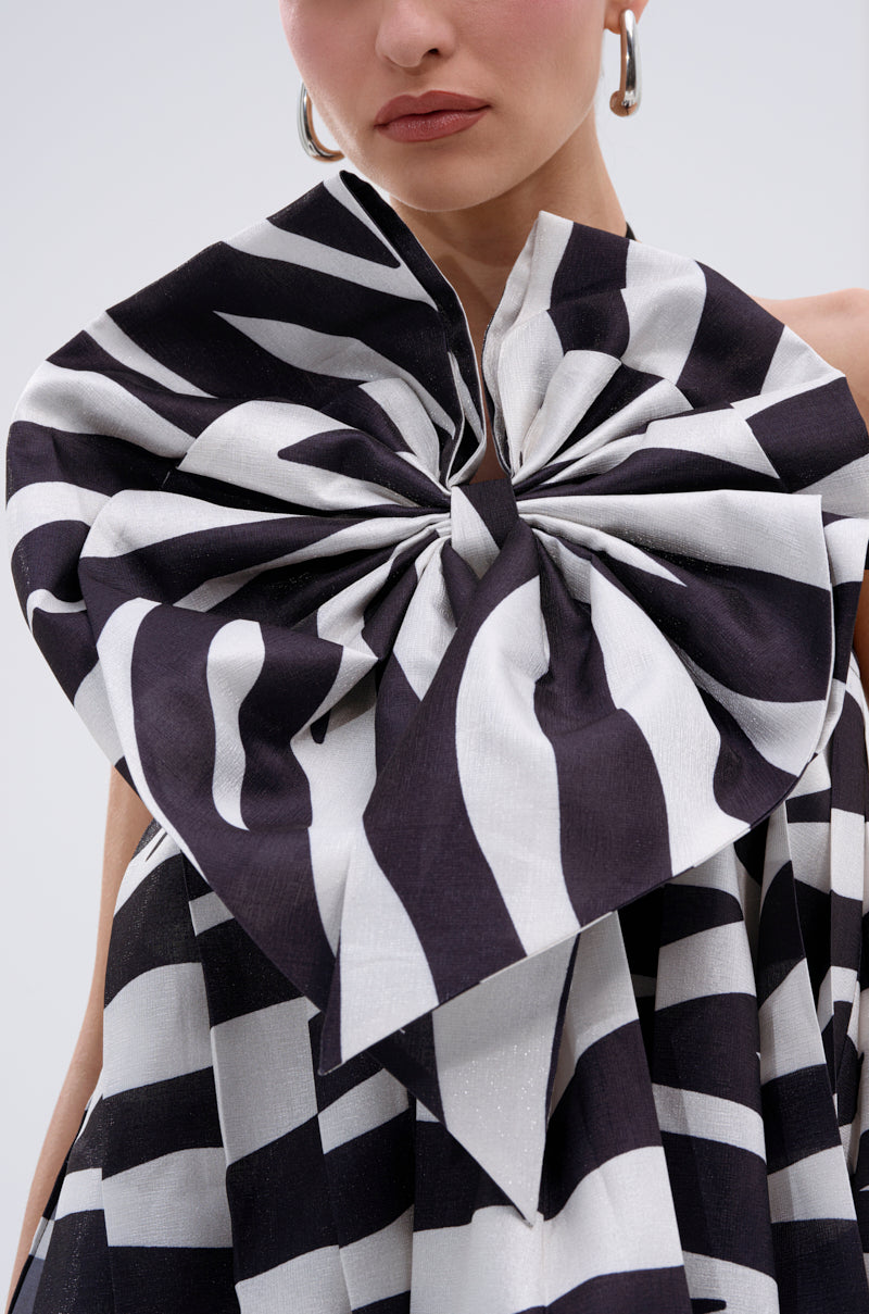WILD THING BOW FRONT MINI DRESS