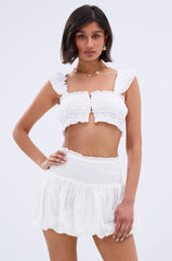 LUCKY YOU EYELET BRALETTE