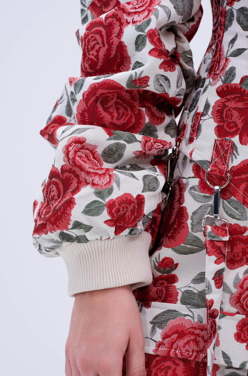 FULL OF ROSES CROPPED BOMBER