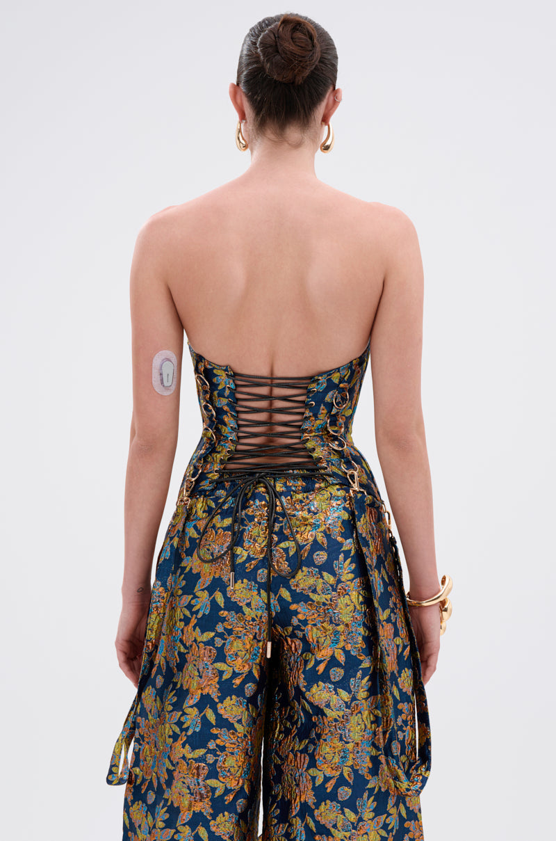 SURRENDER FLORAL CORSET