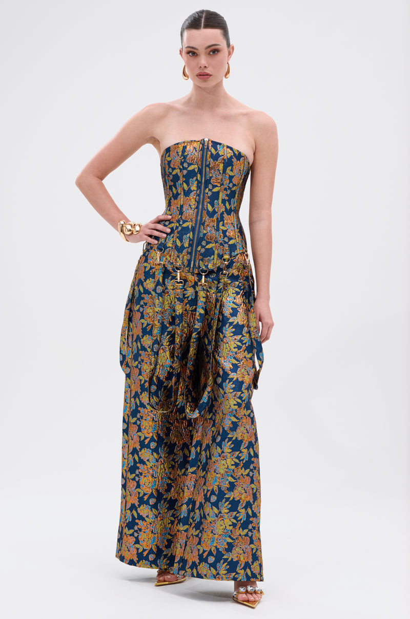 SURRENDER FLORAL CORSET