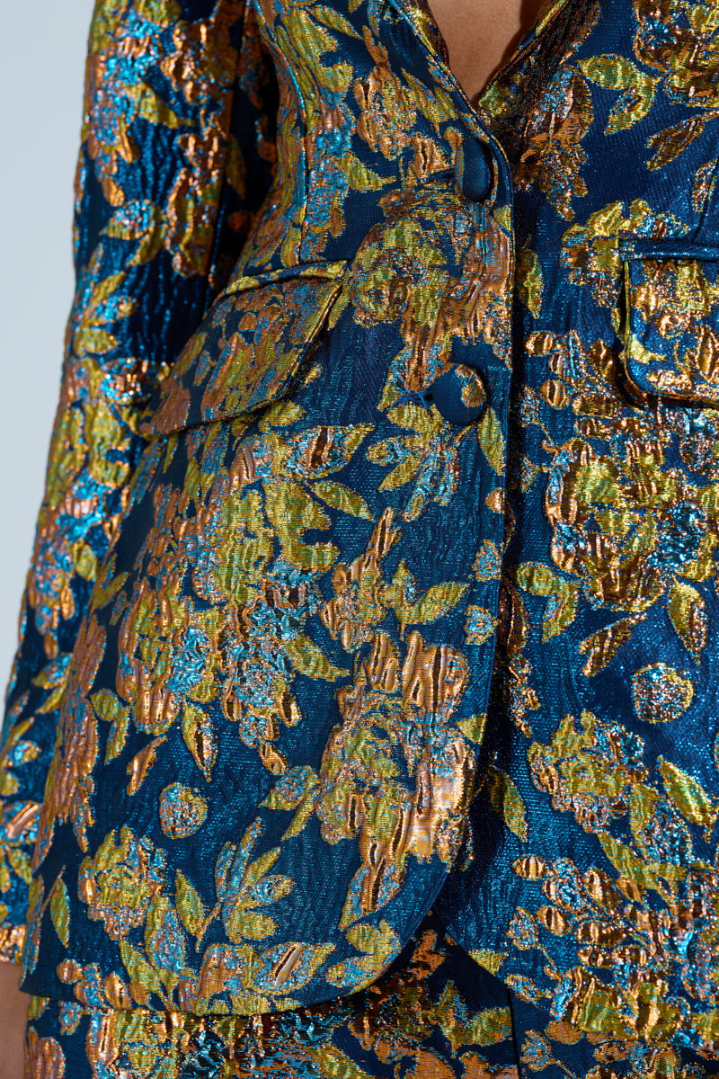 SURRENDER FLORAL BLAZER