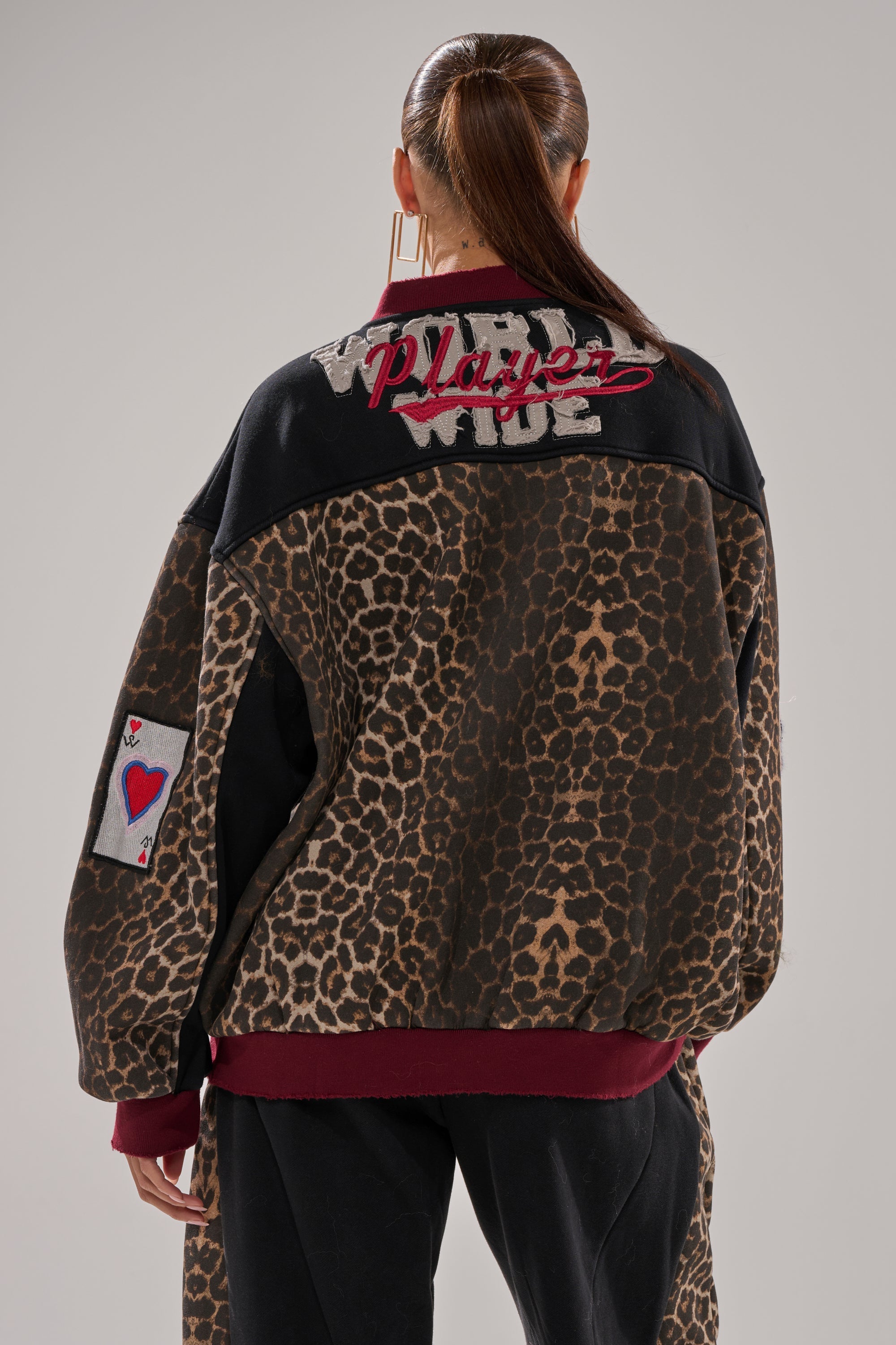 WORLD HOLD ON ZIP UP SWEATSHIRT