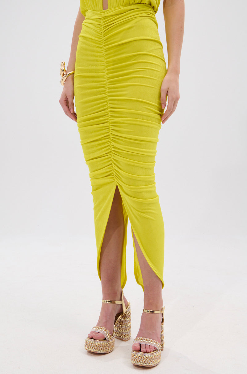 TIMELESS MESH MAXI SKIRT
