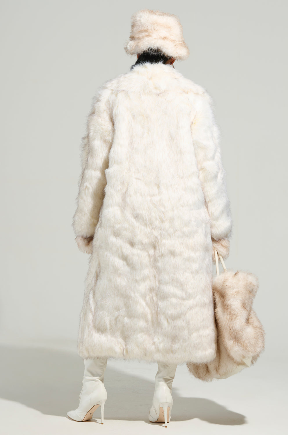 TOASTED MARSHMALLOW FUR COAT