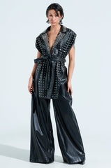 TELL ME ABOUT IT STUDDED VEST