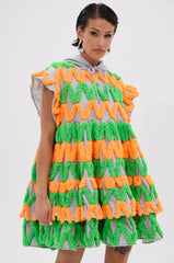 LOLO ZIGZAG MINI DRESS