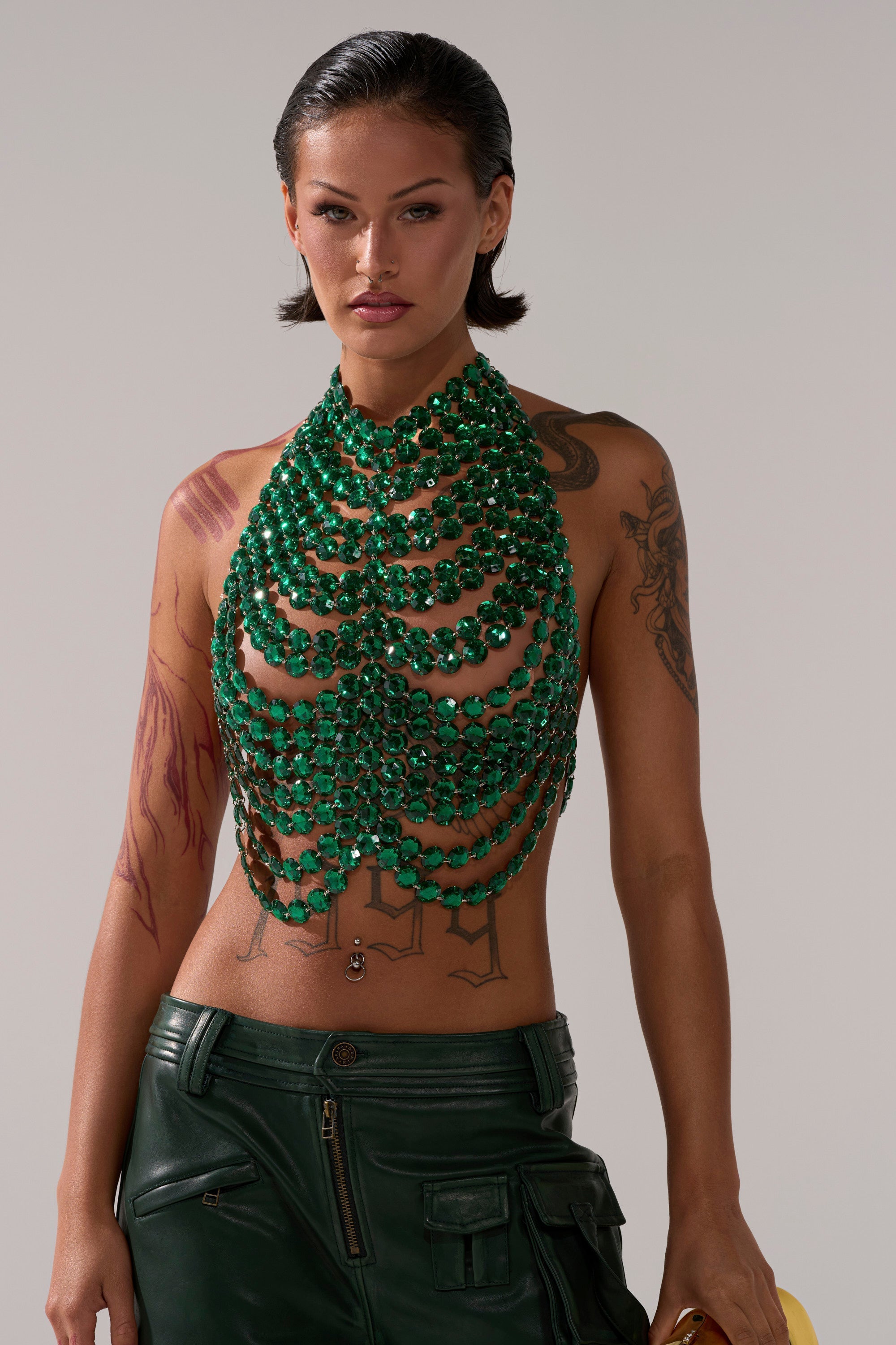 LET THE FEELINGS TAKE CONTROL BEADED BRALETTE