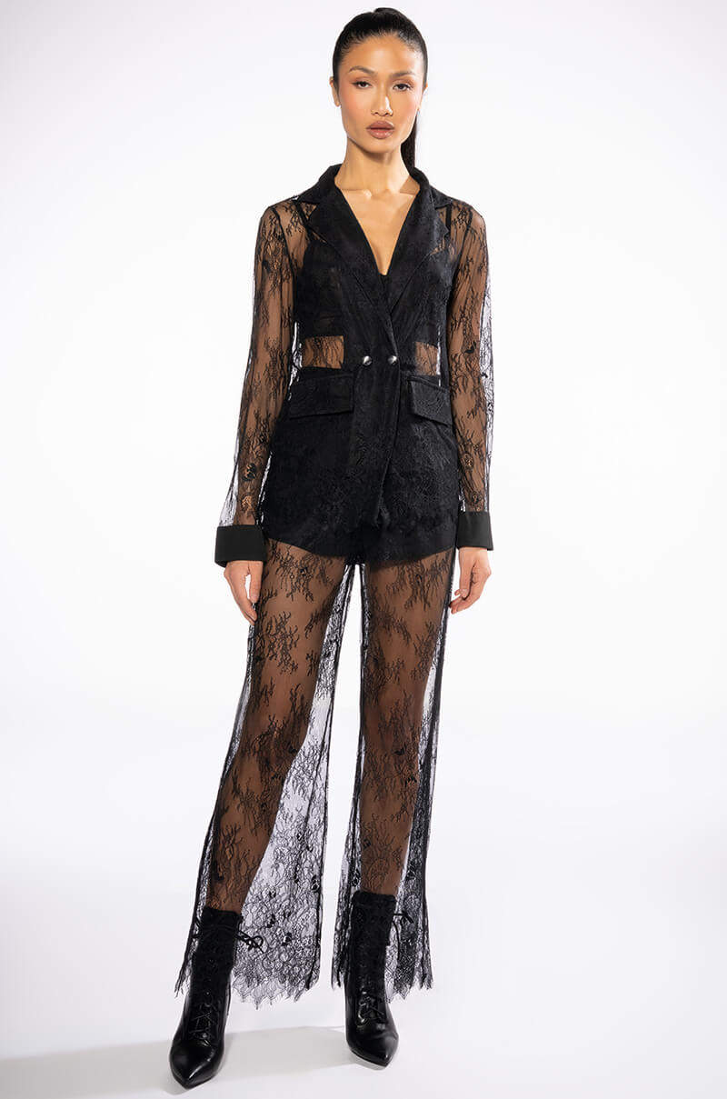 ALL OVER LACE BLAZER
