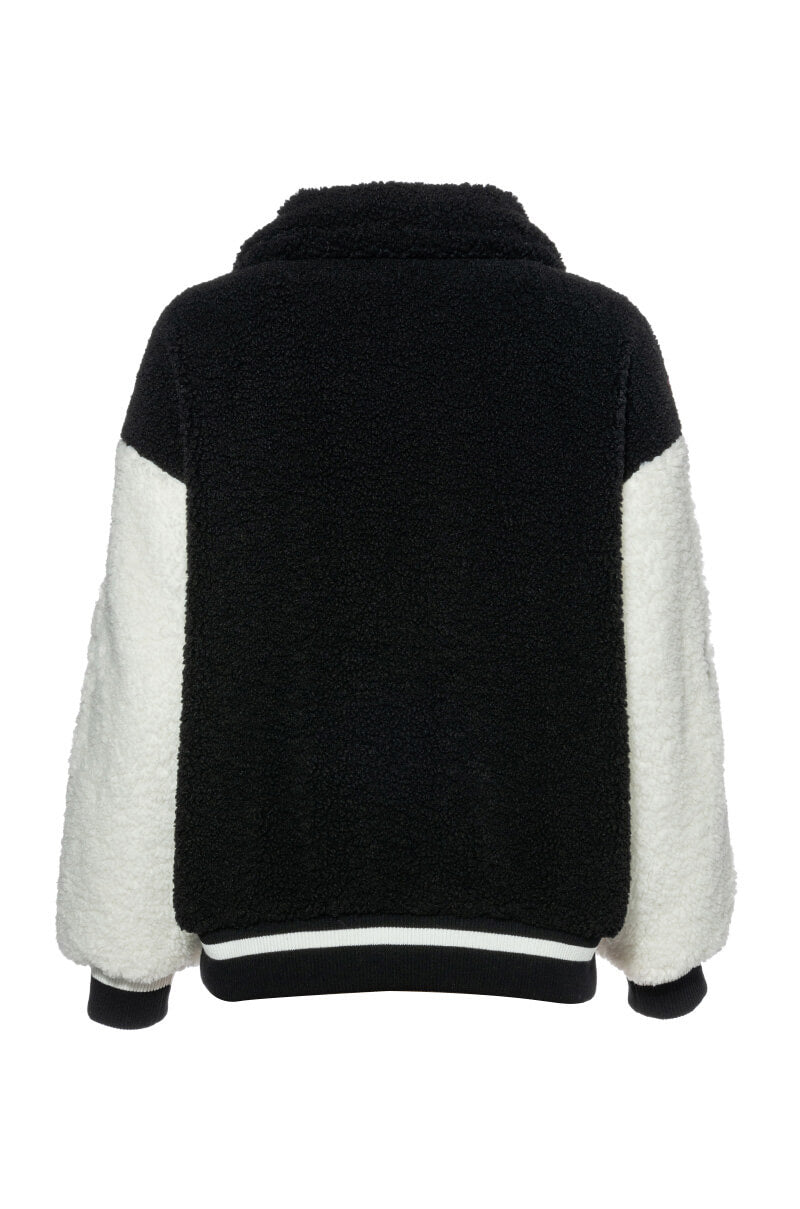 SOLO BEAR TEDDY VARSITY JACKET