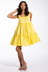 DREAMER RUFFLE MINI DRESS