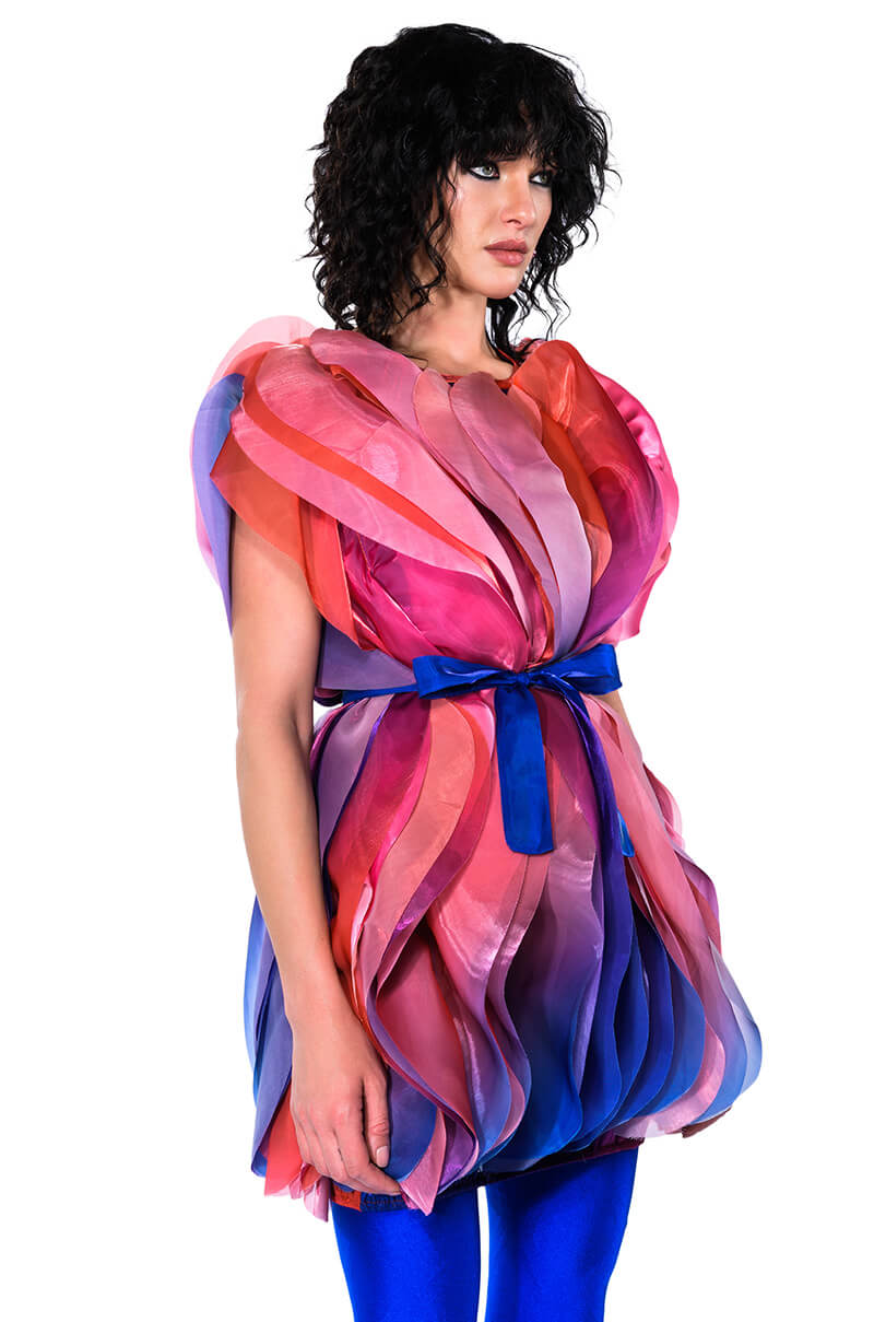 FLOAT LIKE A BUTTERFLY MINI FASHION DRESS