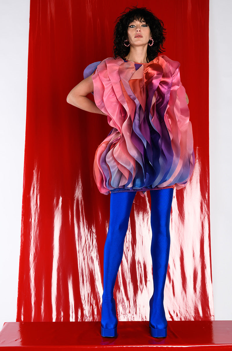 FLOAT LIKE A BUTTERFLY MINI FASHION DRESS