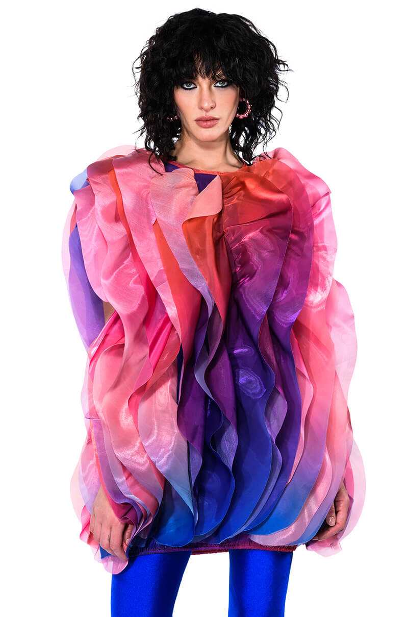 FLOAT LIKE A BUTTERFLY MINI FASHION DRESS