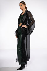 FOR ONCE MESH LONG DUSTER