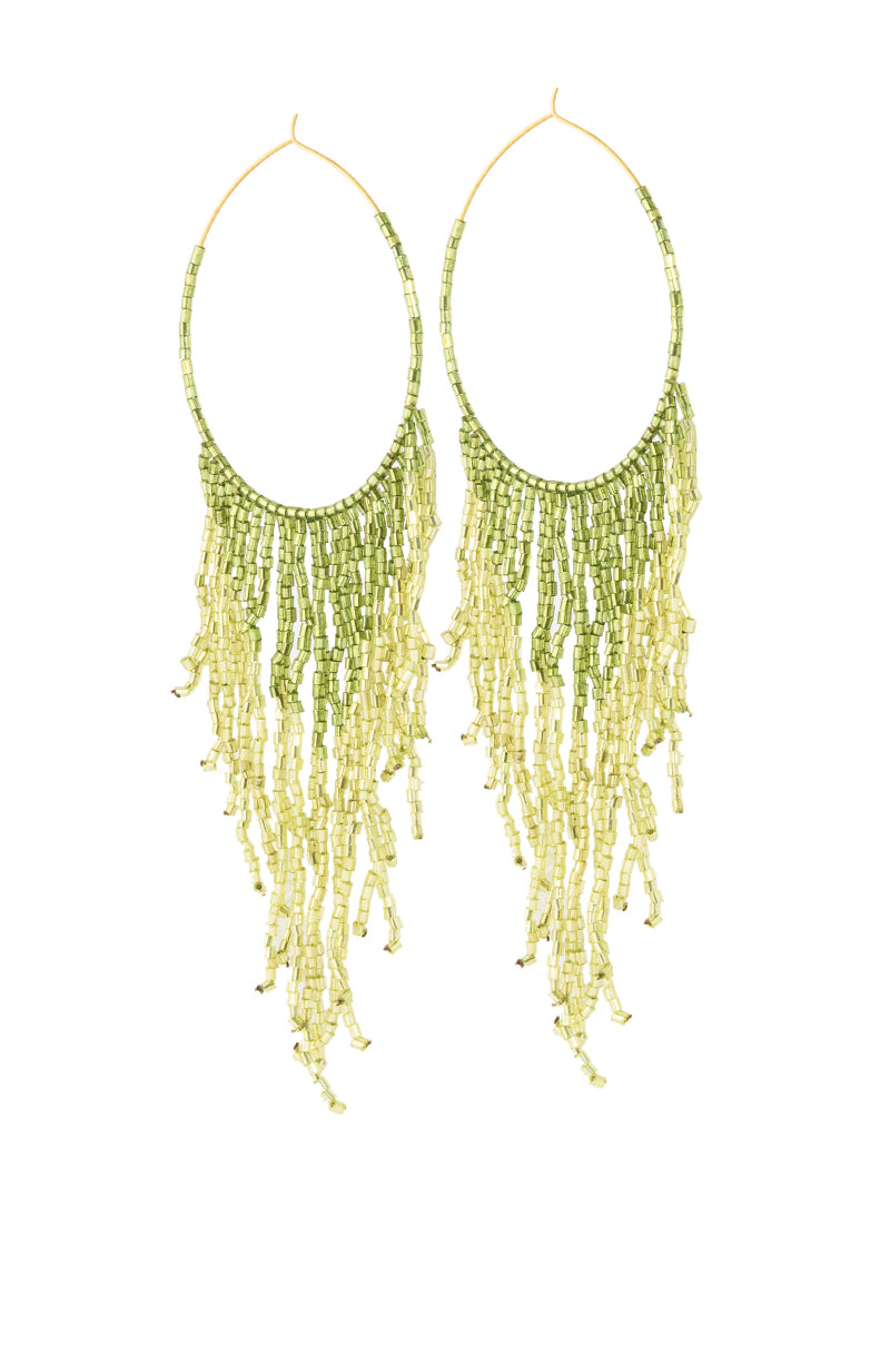 GREEN GODDESS EARRING