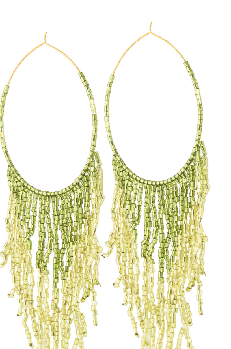 GREEN GODDESS EARRING