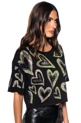 HEART ON MY SLEEVE SHORT SLEEVE T-SHIRT