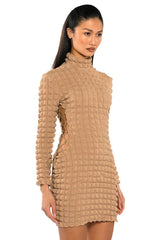 JACQUELINE TEXTURED MINI DRESS