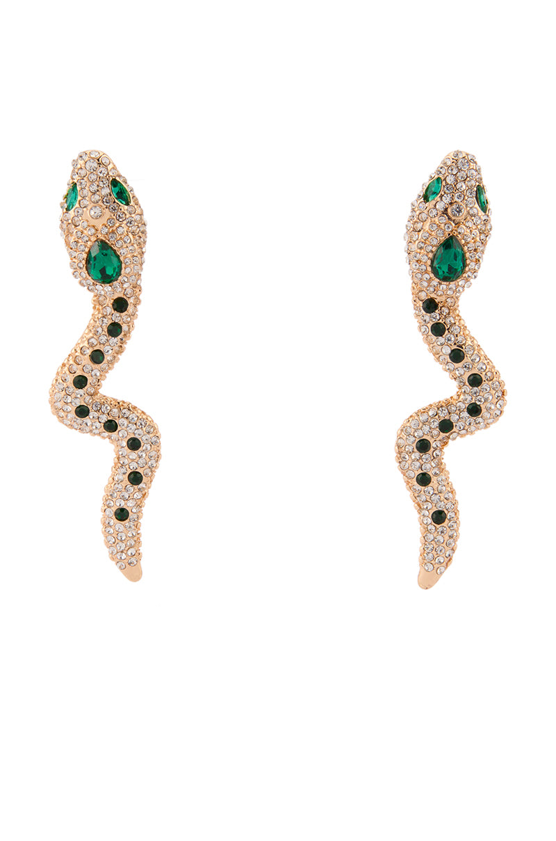 LILI SNAKE EARRING IN GOLD