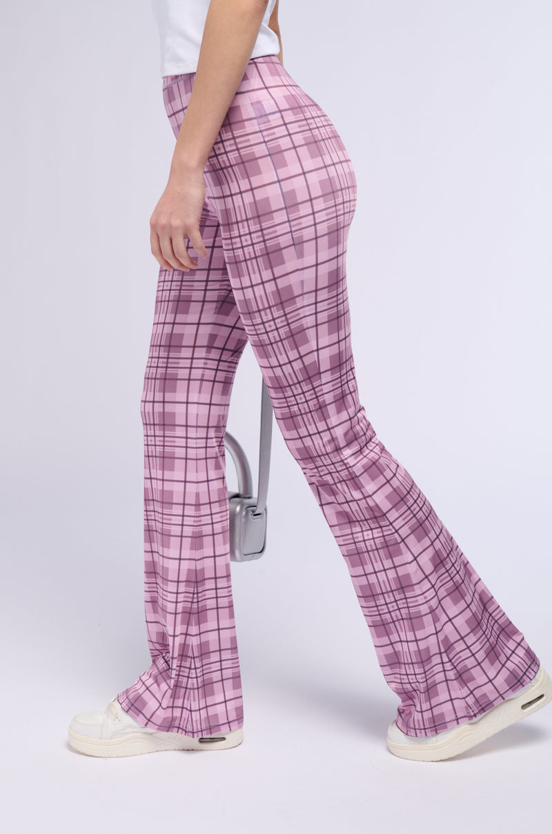 LOOKING FOR SOME FUN PLAID FLARE LEGGING