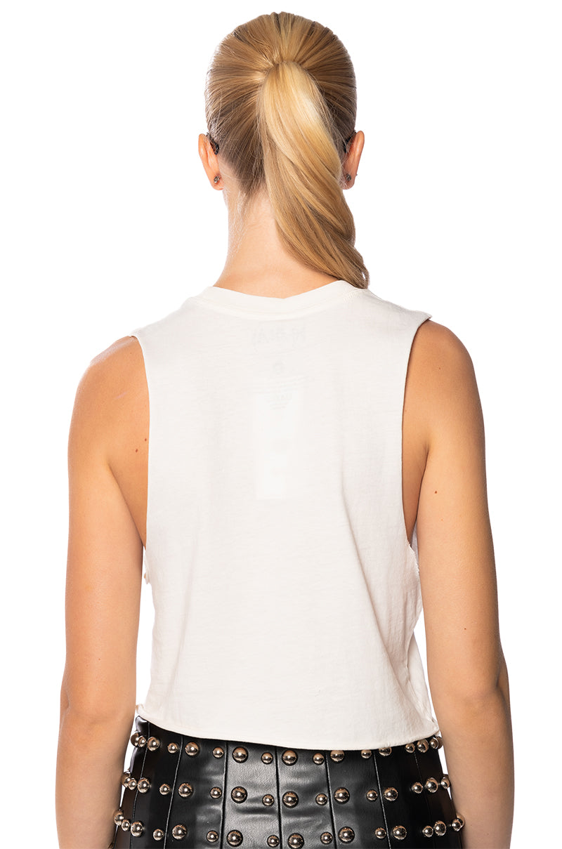 LOVE BITES DEF LEOPARD BAND TANK TOP
