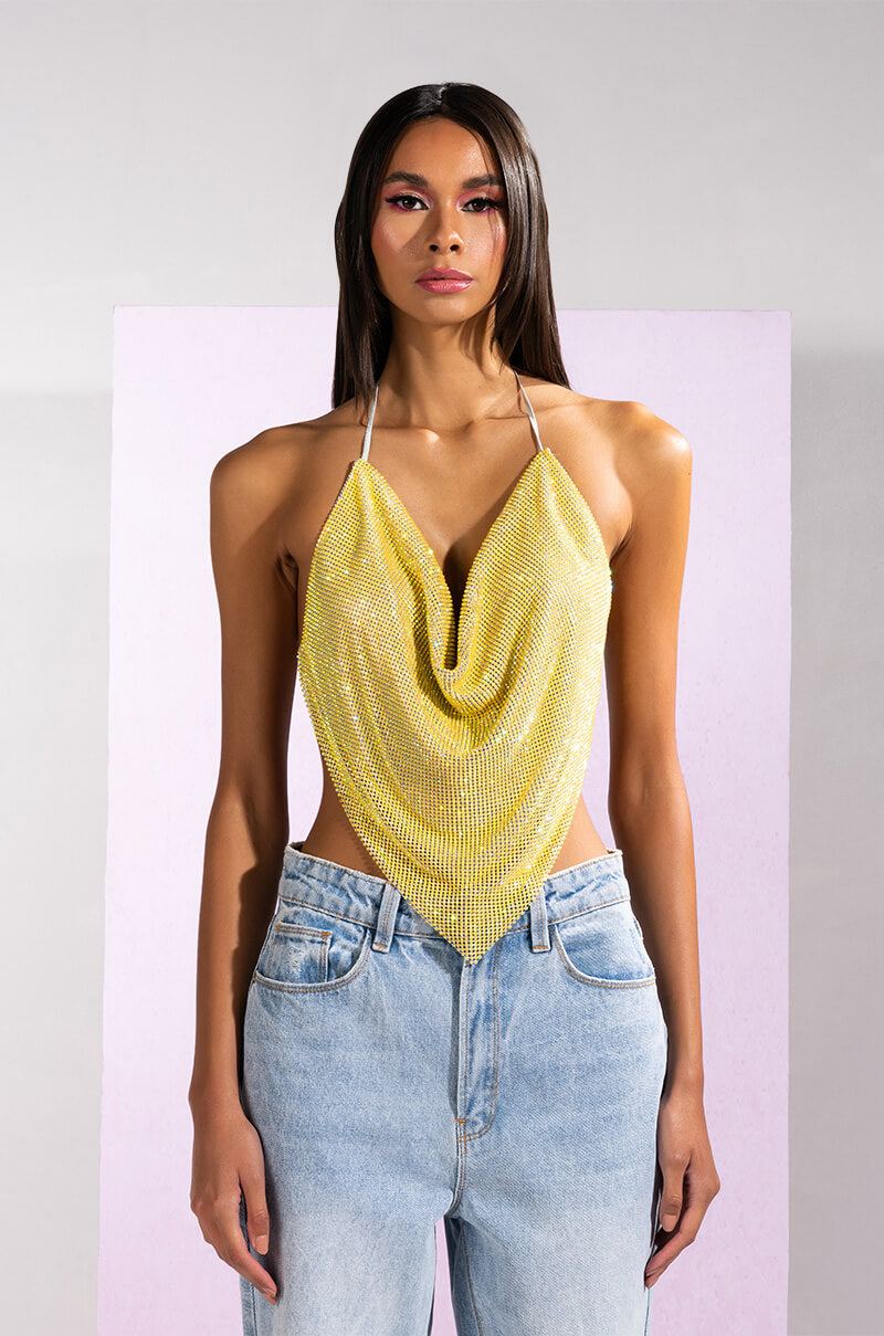 MIAMI ON THE LINE CHAINMAIL TOP