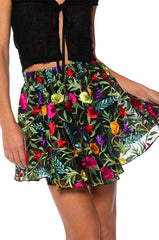 PICKED FOR YOU FLORAL MINI SKORT