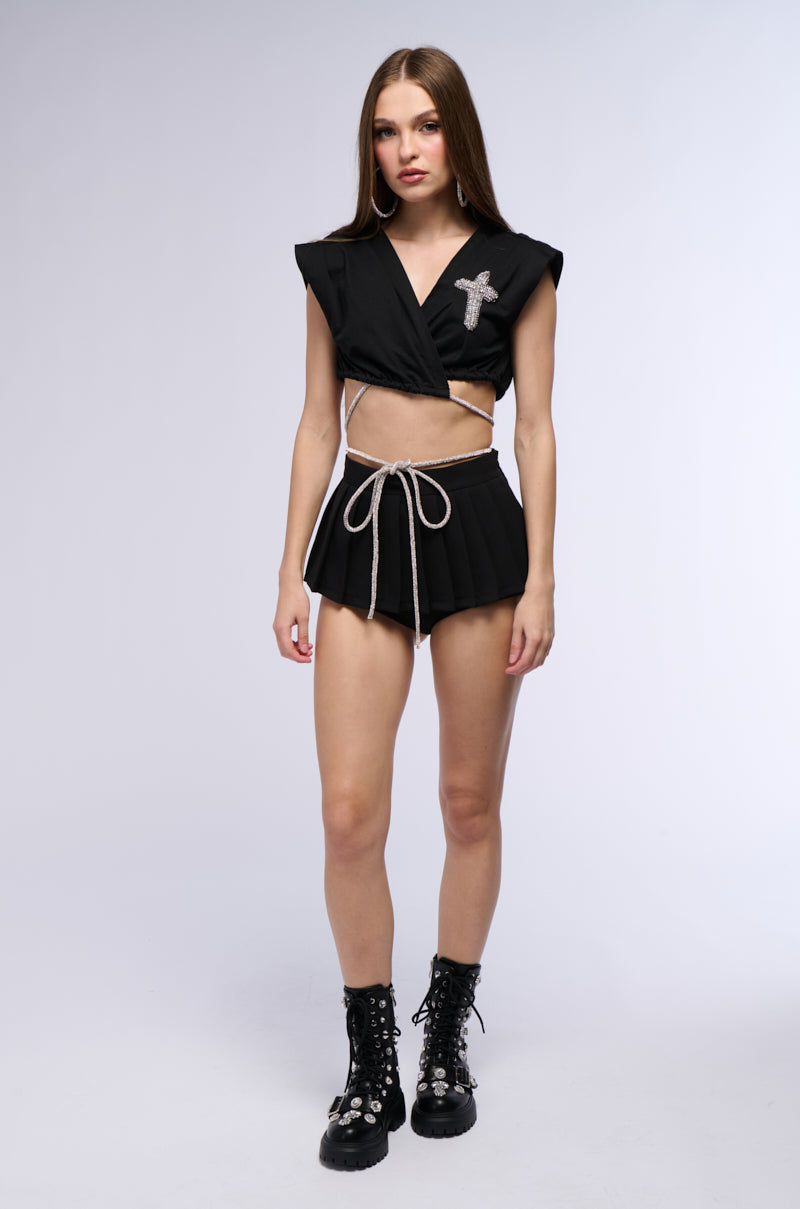PRAY 4 LOVE EMBELLISHED TOP