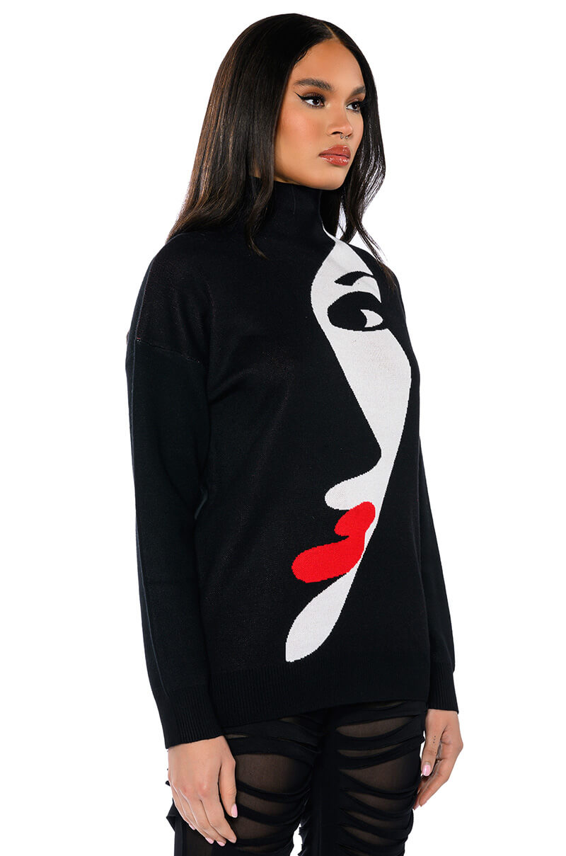 REFLECTIONS LONG SLEEVE SWEATER