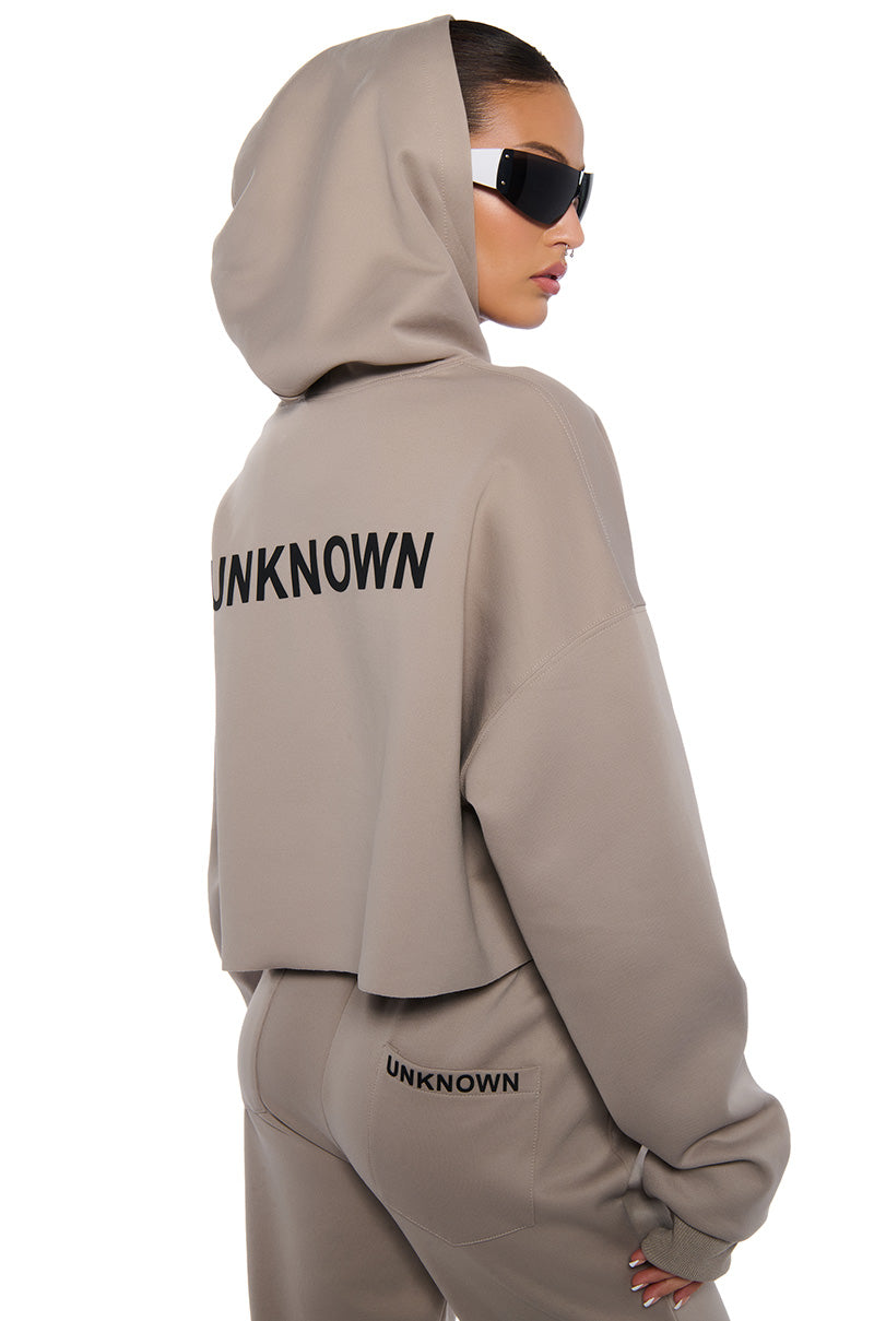SOURCE UNKNOWN CROPPED SWEATSHIRT