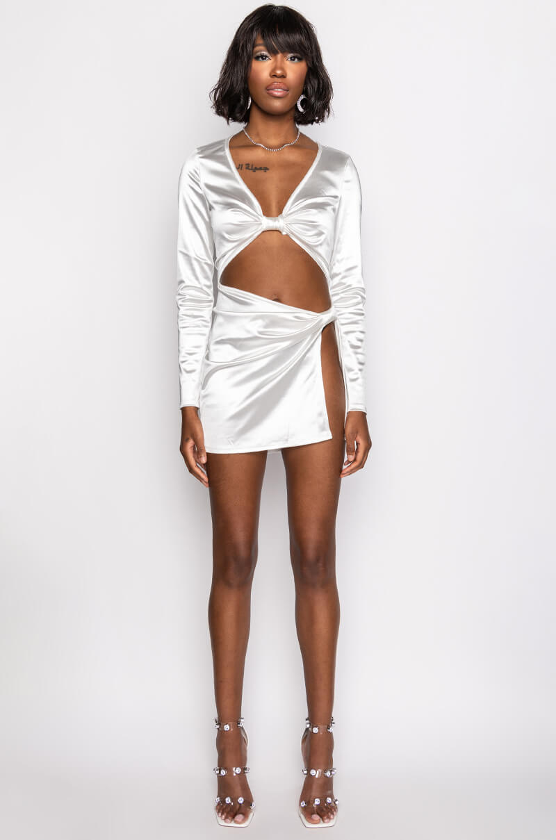 SPEND IT CUT OUT MINI DRESS