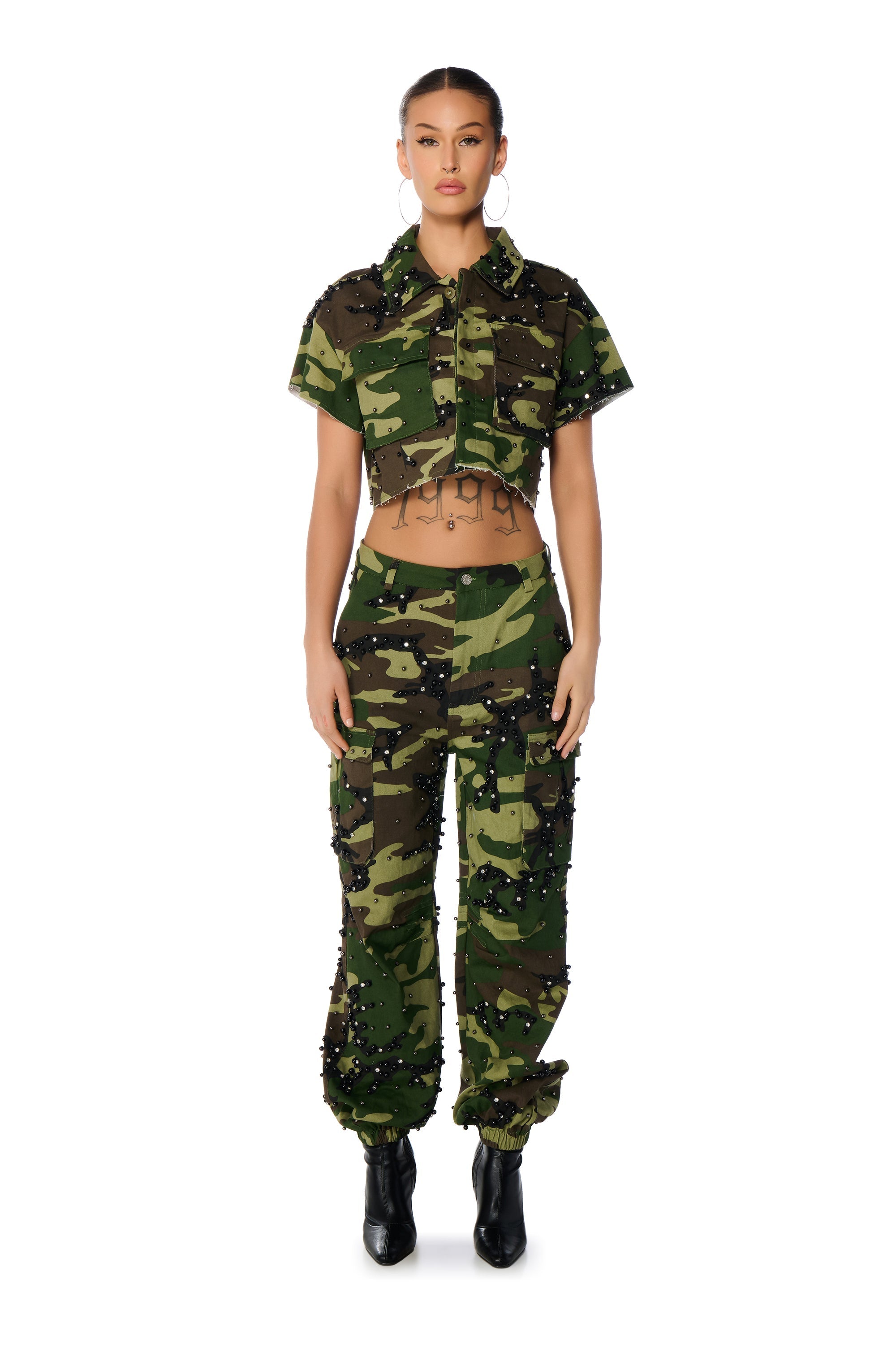 STANDING OVATION CAMO JOGGER PANT