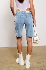 STRAIGHT TO THE DESERT DENIM SHORT