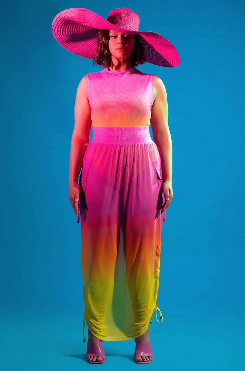 SUNRISE OMBRE MESH BODYSUIT